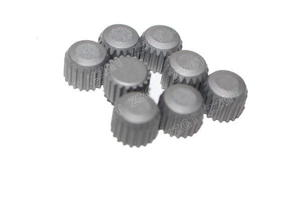 Κομμένα οδοντωτά επίπεδης κορυφής κομμάτια μεταλλείας καρβιδίου βολφραμίου κουμπιών μετρητών για τα κομμάτια τρυπανιών